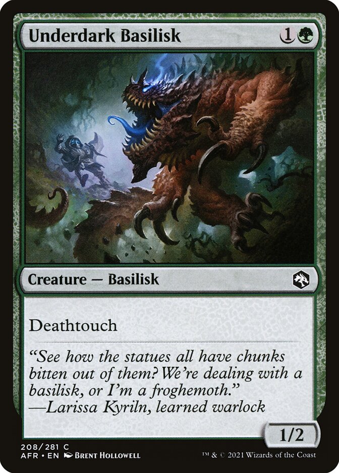 Underdark Basilisk [Adventures in the Forgotten Realms] (208)