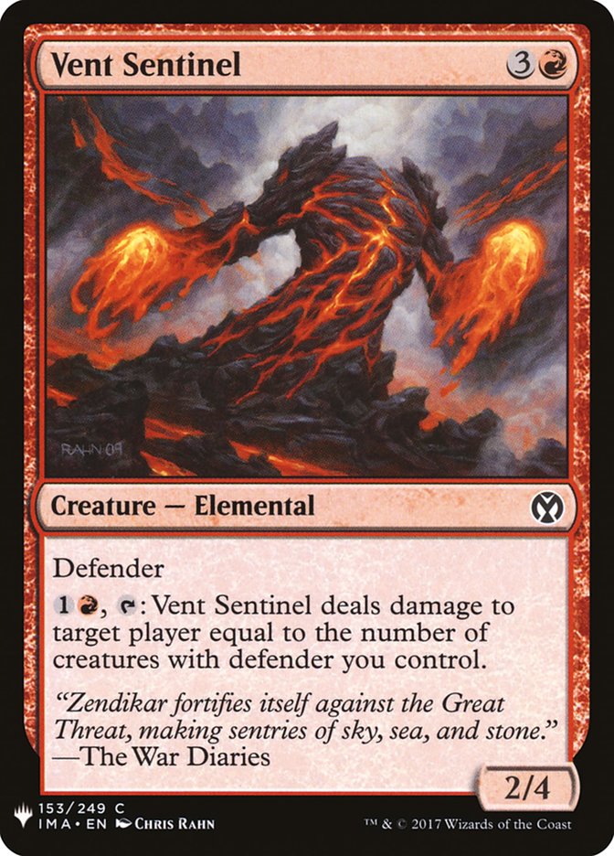 Vent Sentinel [The List] (IMA-153)
