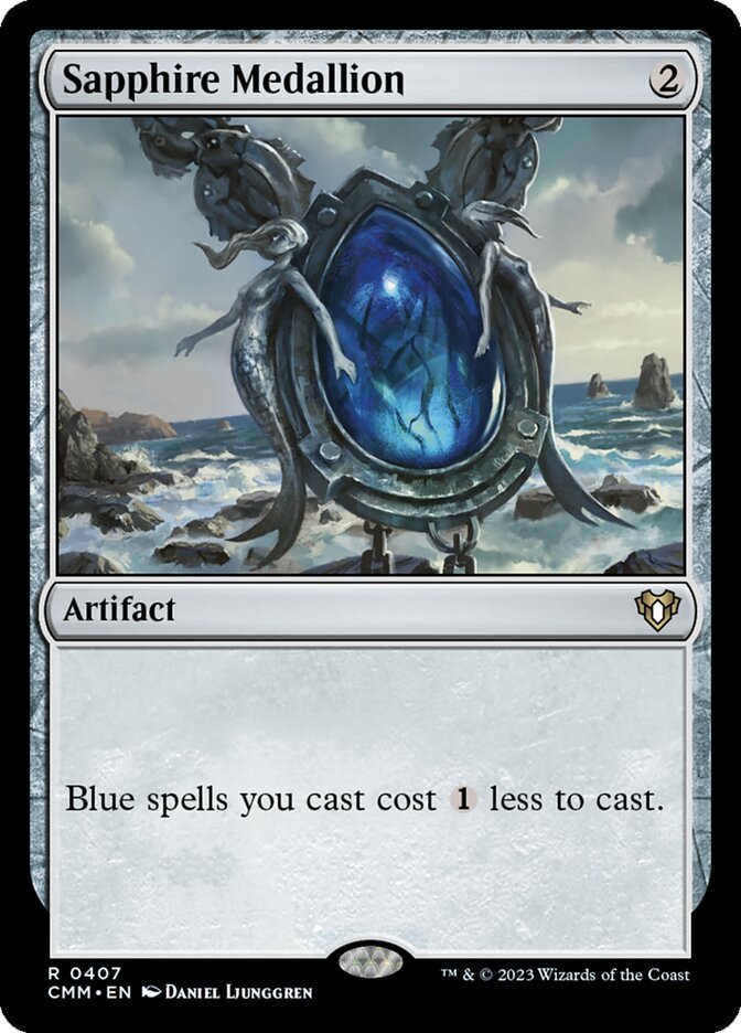 Sapphire Medallion [Commander Masters] (407)