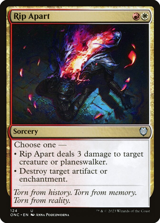 Rip Apart [Phyrexia: All Will Be One Commander] (124)