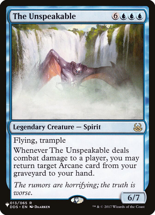 The Unspeakable [The List] (DDS-13)