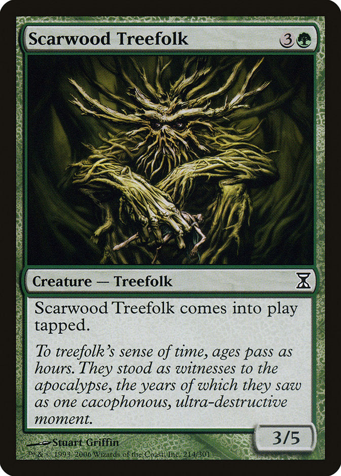 Scarwood Treefolk [Time Spiral] (214)