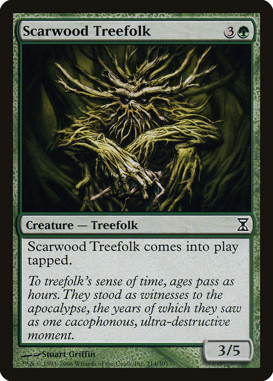 Scarwood Treefolk [Time Spiral] (214)