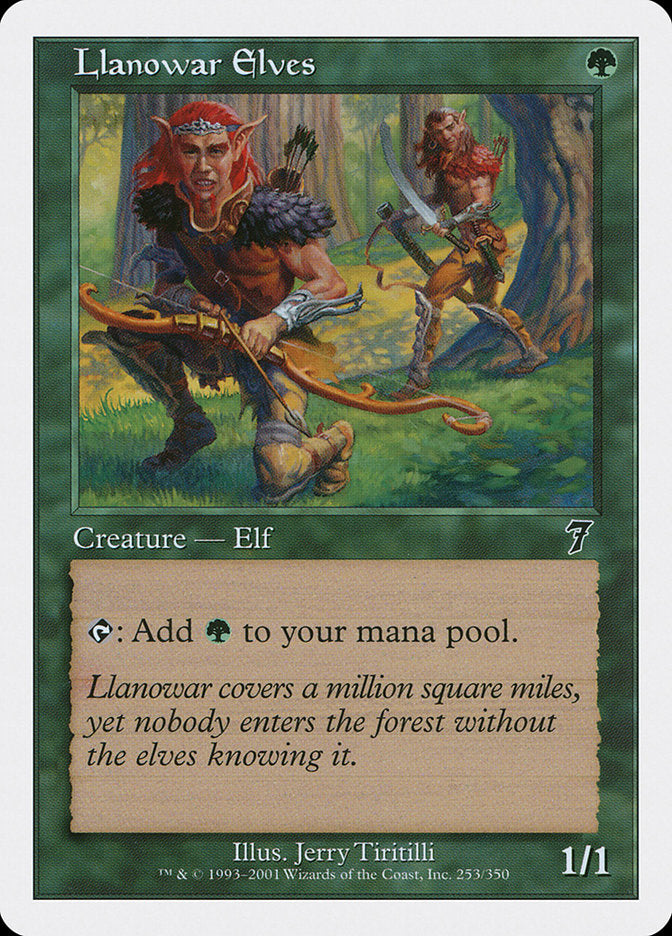 Llanowar Elves [Seventh Edition] (253)