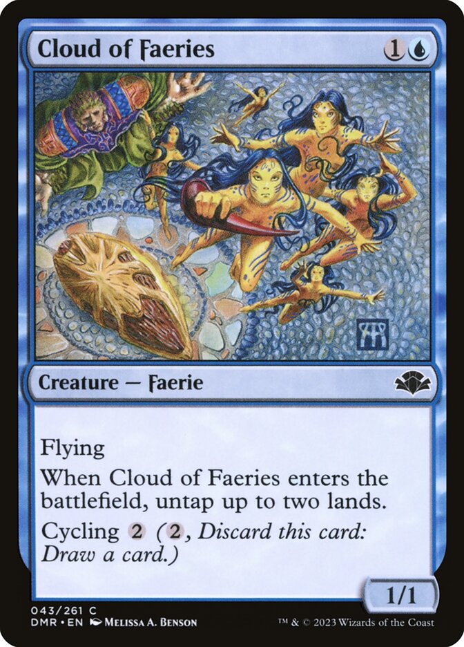 Cloud of Faeries [Dominaria Remastered] (43)