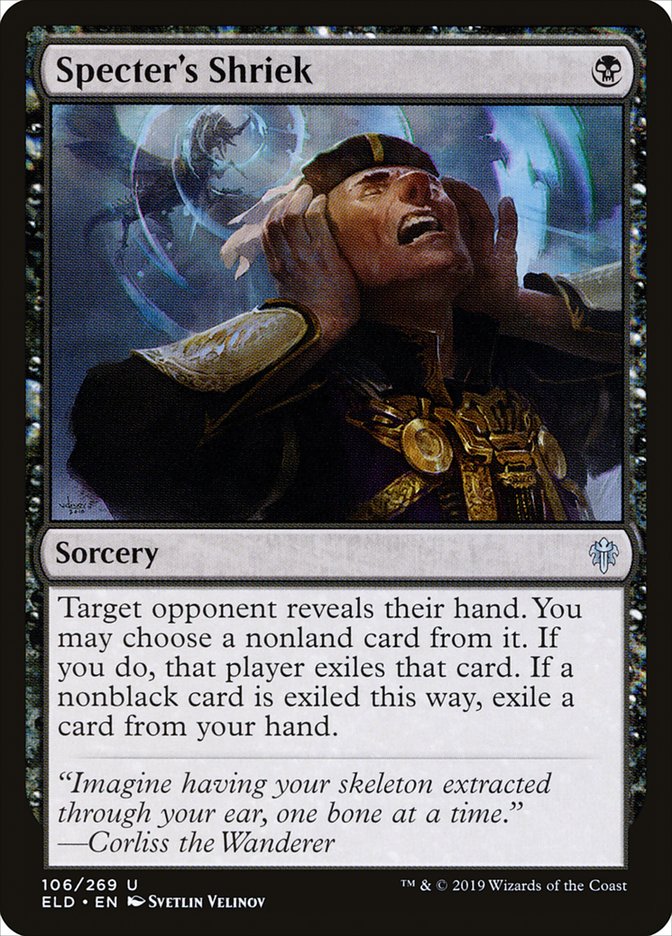 Specter's Shriek [Throne of Eldraine] (106)