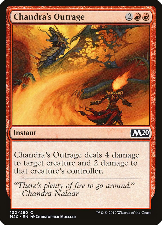 Chandra's Outrage [Core Set 2020] (130)