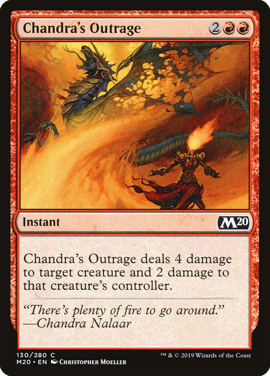 Chandra's Outrage [Core Set 2020] (130)