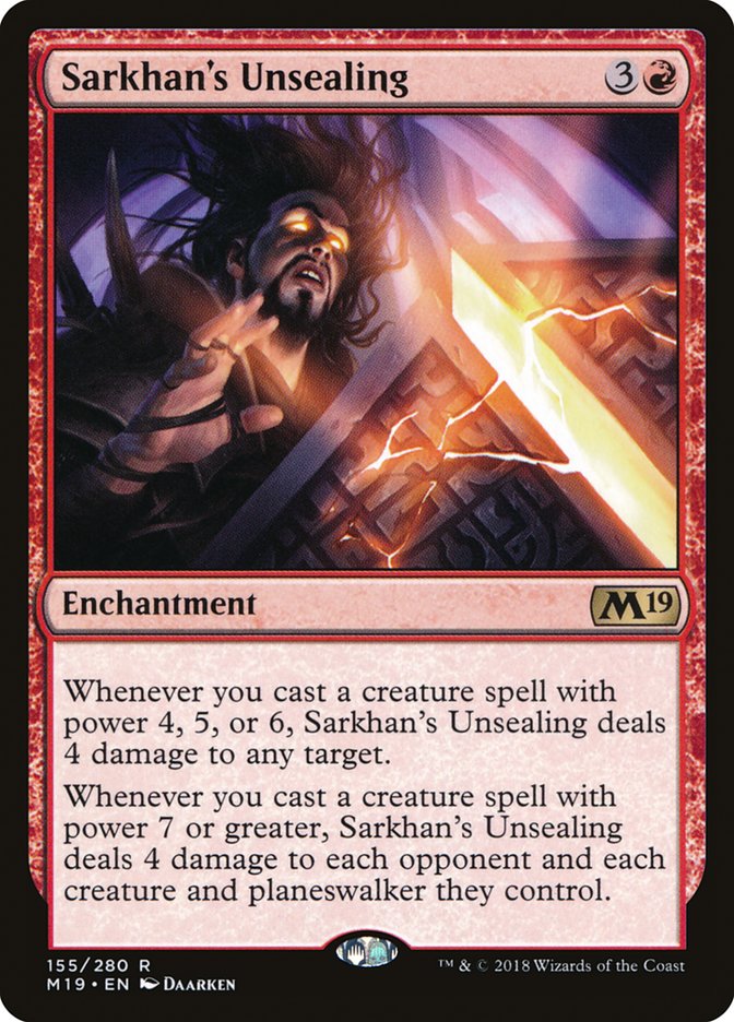 Sarkhan's Unsealing [Core Set 2019] (155)
