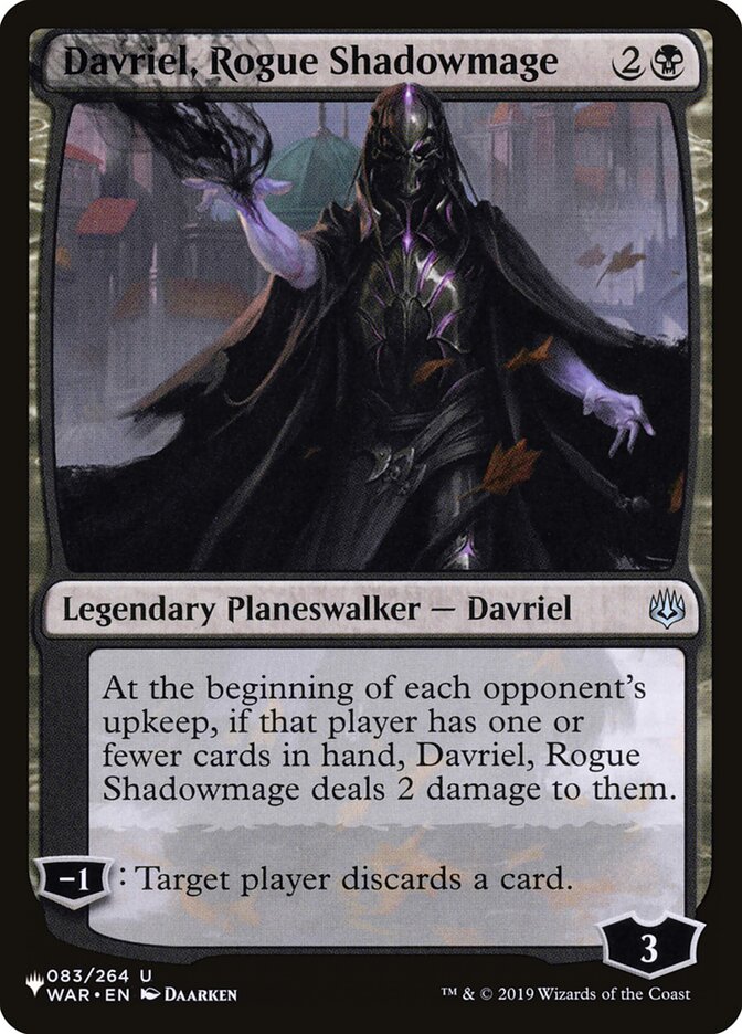 Davriel, Rogue Shadowmage [The List] (WAR-83)