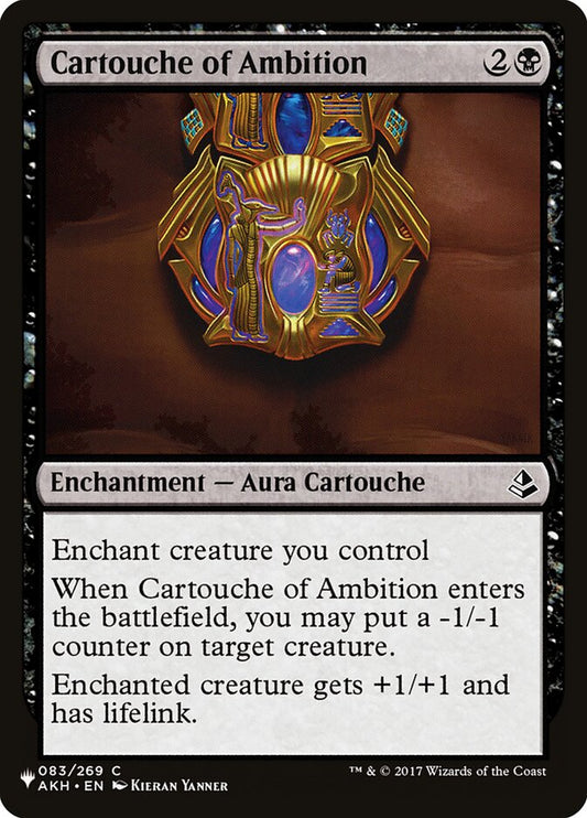 Cartouche of Ambition [The List] (AKH-83)