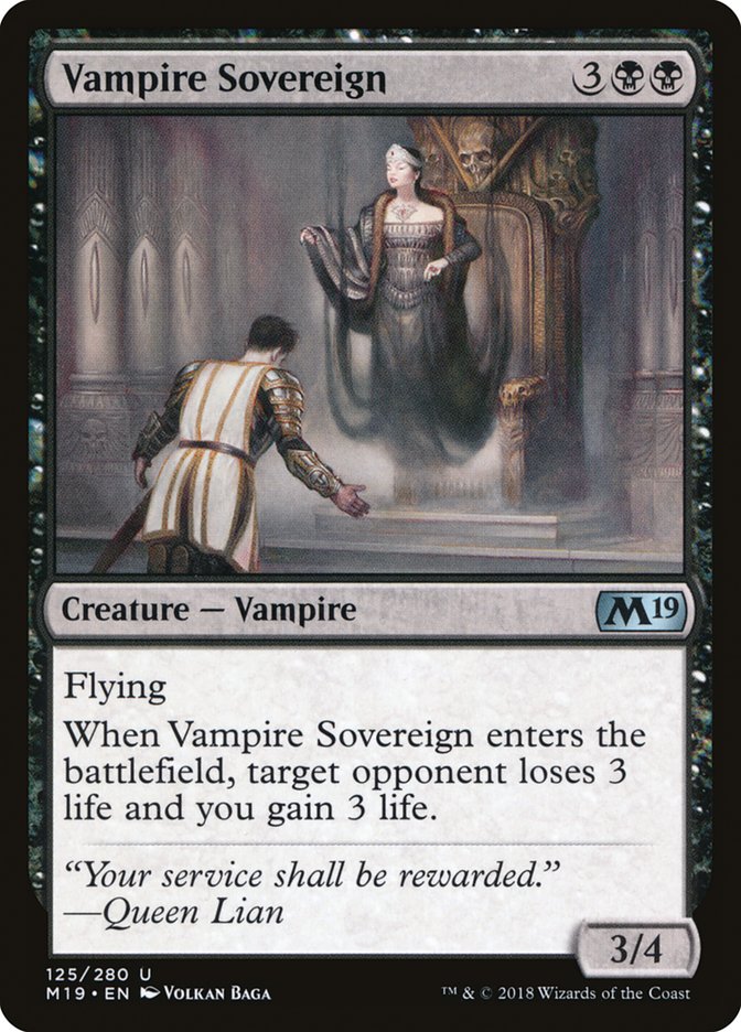 Vampire Sovereign [Core Set 2019] (125)
