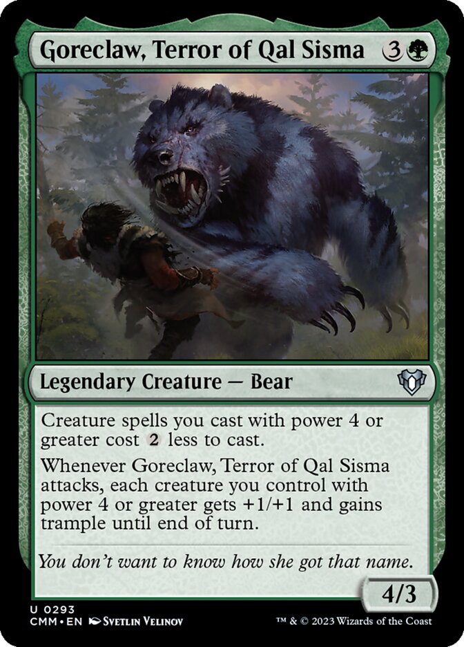 Goreclaw, Terror of Qal Sisma [Commander Masters] (293)