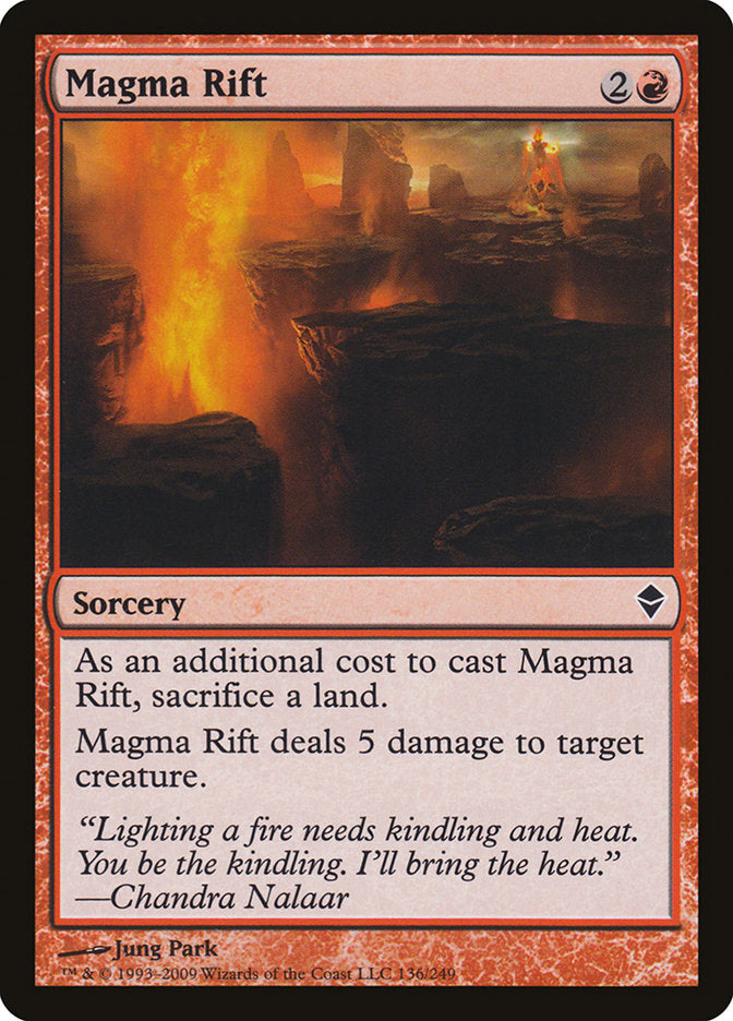 Magma Rift [Zendikar] (136)