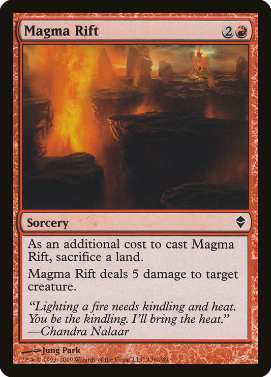 Magma Rift [Zendikar] (136)