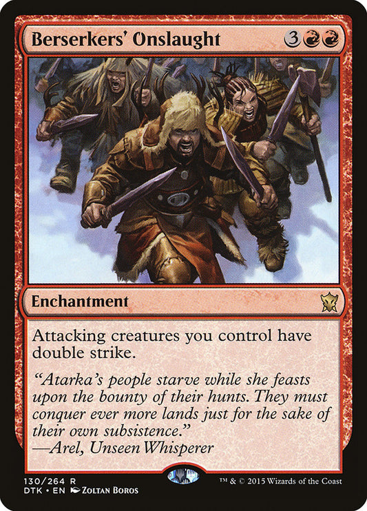Berserkers' Onslaught [Dragons of Tarkir] (130)