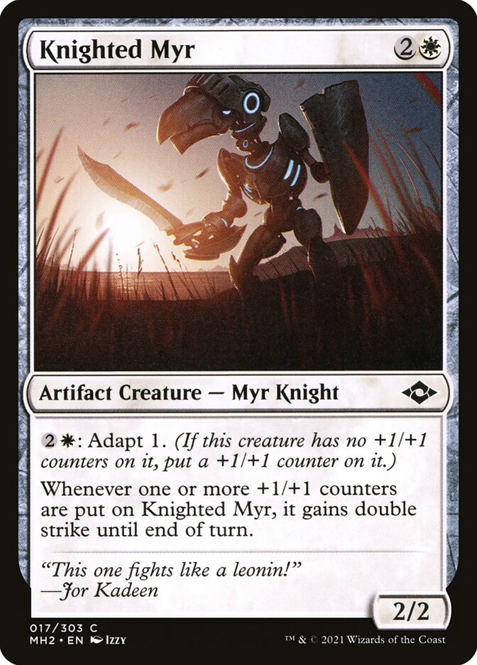 Knighted Myr [Modern Horizons 2] (17)