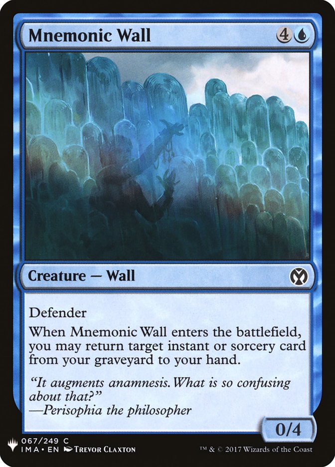 Mnemonic Wall [The List] (IMA-67)