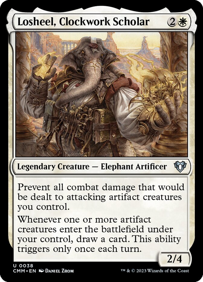 Losheel, Clockwork Scholar [Commander Masters] (38)