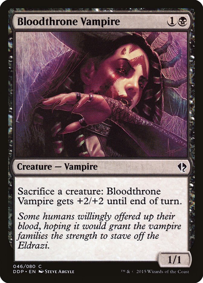 Bloodthrone Vampire [Duel Decks: Zendikar vs. Eldrazi] (46)