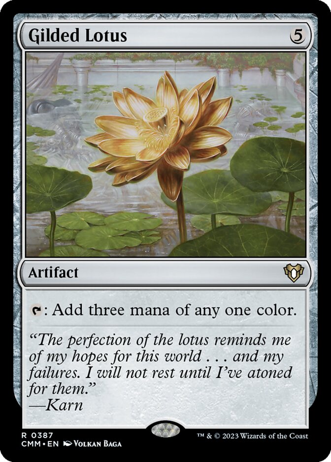 Gilded Lotus [Commander Masters] (387)