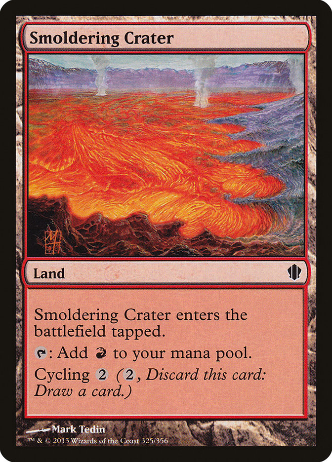Smoldering Crater [Commander 2013] (325)