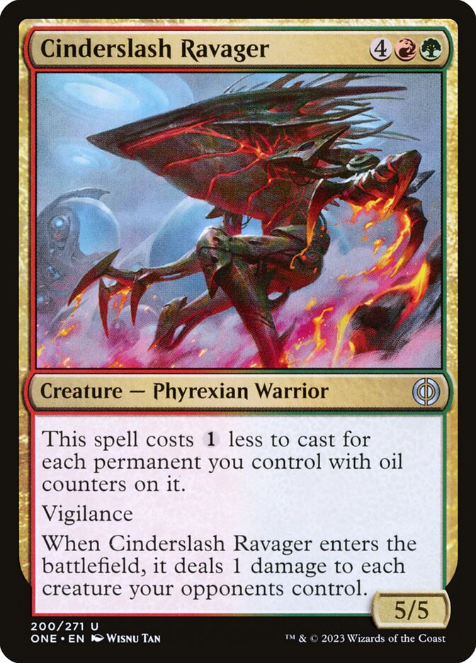 Cinderslash Ravager [Phyrexia: All Will Be One] (200)