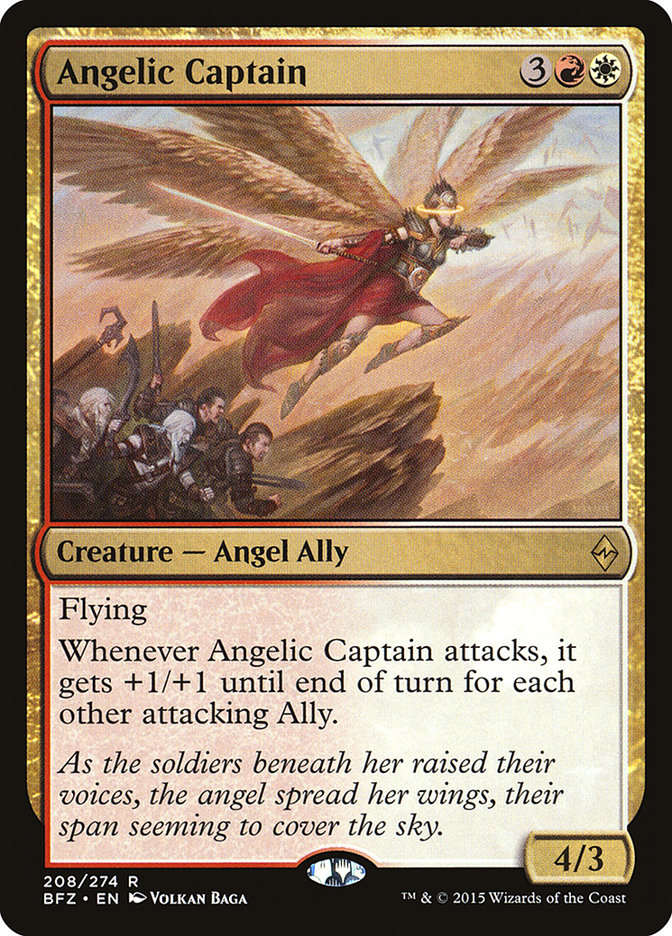 Angelic Captain [Battle for Zendikar] (208)