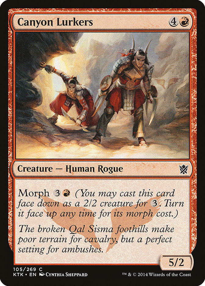 Canyon Lurkers [Khans of Tarkir] (105)
