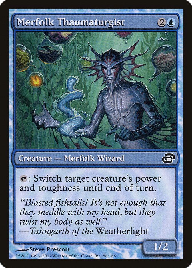 Merfolk Thaumaturgist [Planar Chaos] (56)
