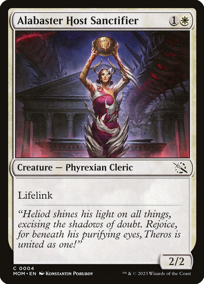 Alabaster Host Sanctifier [March of the Machine] (4)
