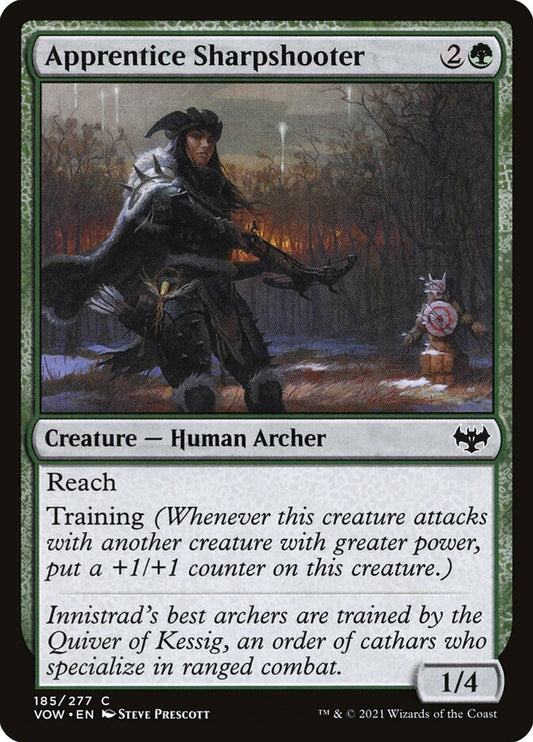 Apprentice Sharpshooter [Innistrad: Crimson Vow] (185)