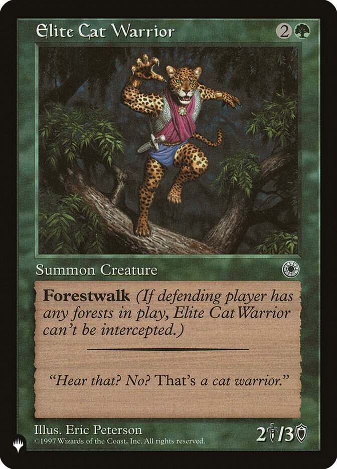 Elite Cat Warrior [The List] (POR-163)