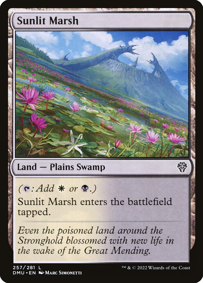 Sunlit Marsh [Dominaria United] (257)