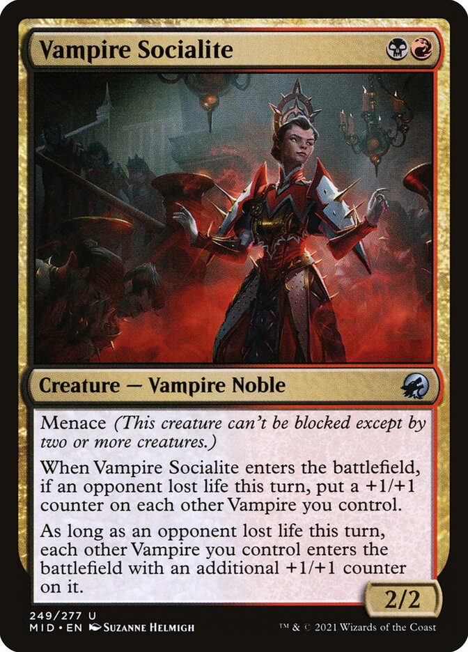 Vampire Socialite [Innistrad: Midnight Hunt] (249)