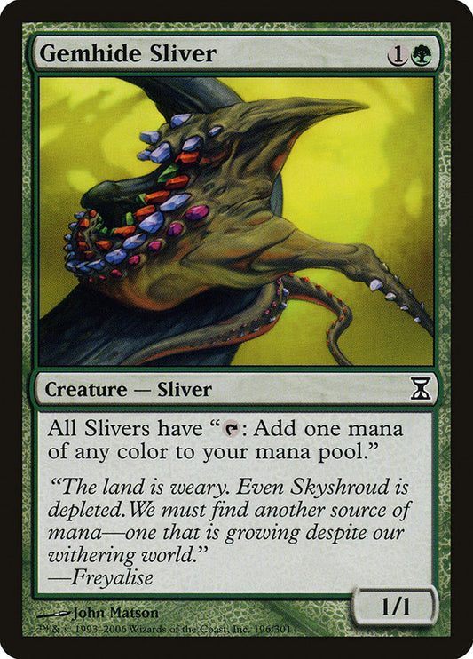 Gemhide Sliver [Time Spiral] (196)