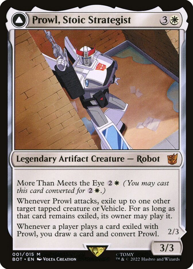 Prowl, Stoic Strategist // Prowl, Pursuit Vehicle [Transformers] (1)