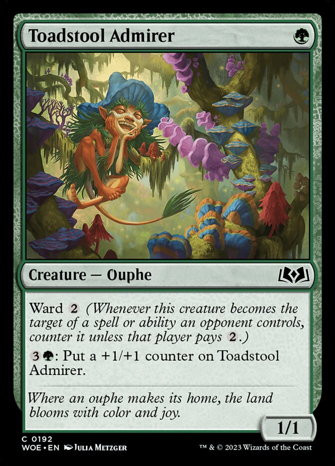 Toadstool Admirer [Wilds of Eldraine] (192)