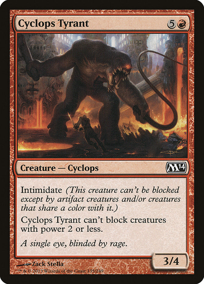 Cyclops Tyrant [Magic 2014] (135)