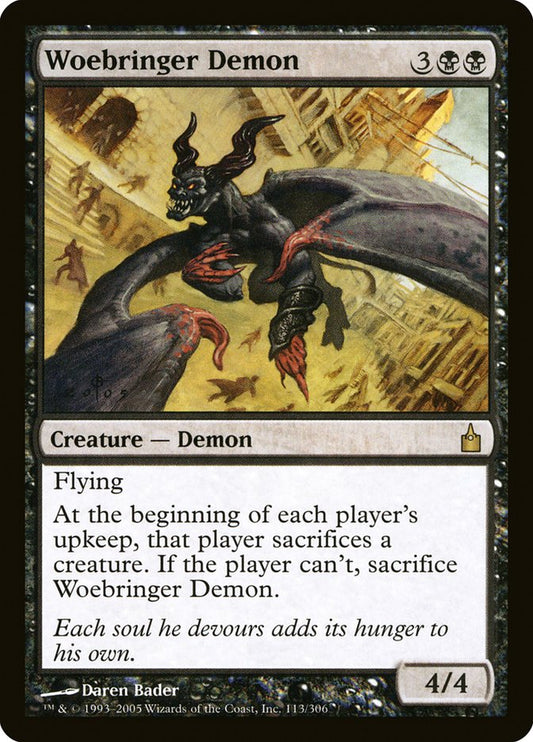 Woebringer Demon [Ravnica: City of Guilds] (113)