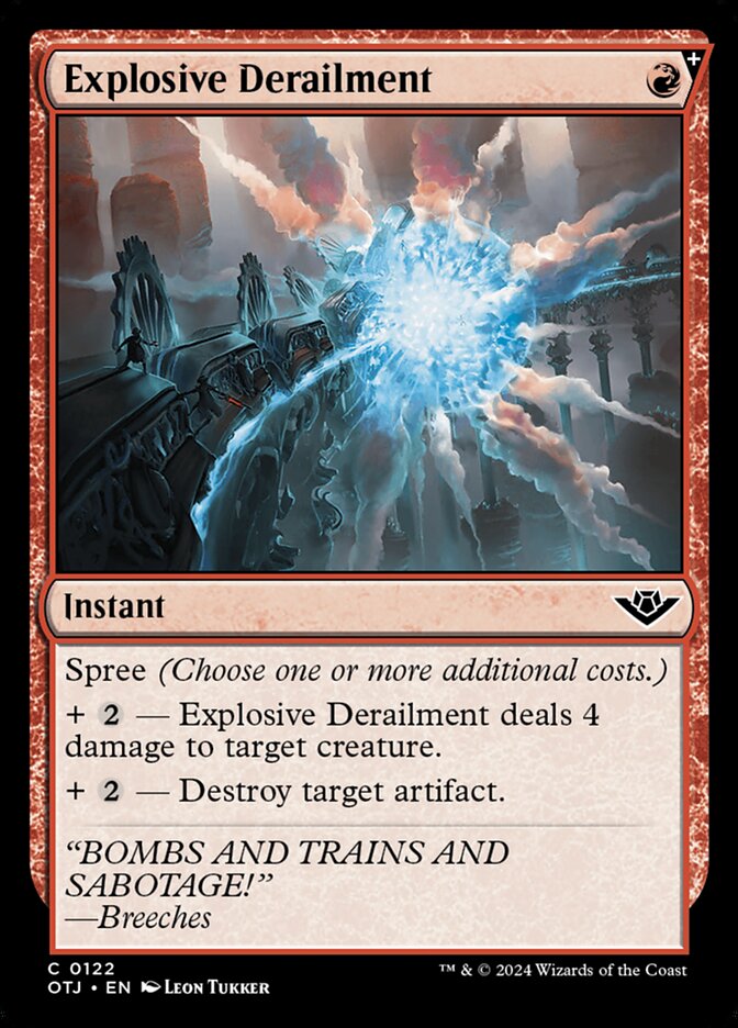 Explosive Derailment [Outlaws of Thunder Junction] (122)