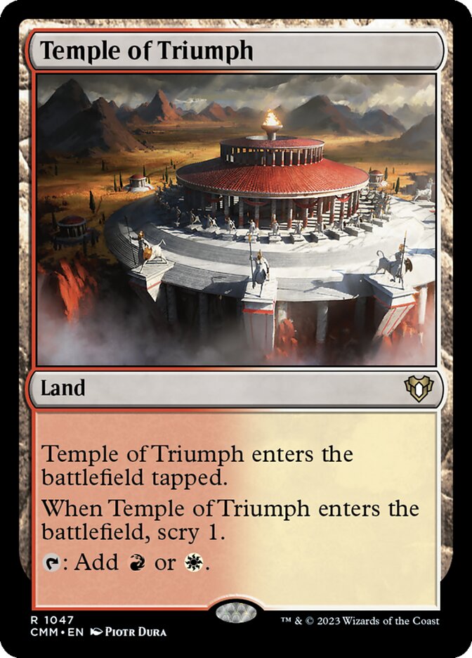 Temple of Triumph [Commander Masters] (1047)