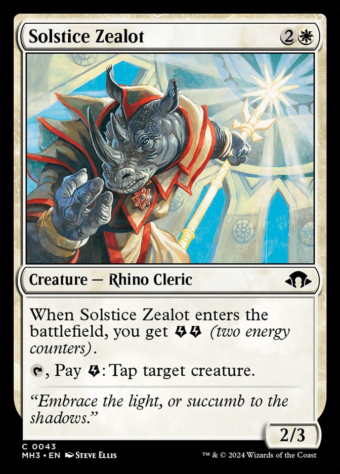 Solstice Zealot [Modern Horizons 3] (43)