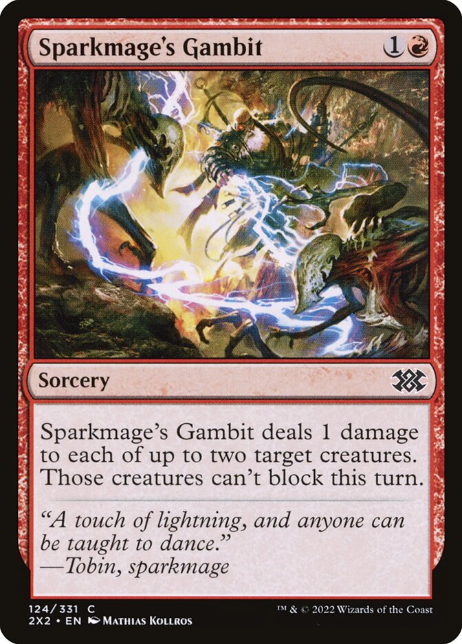 Sparkmage's Gambit [Double Masters 2022] (124)