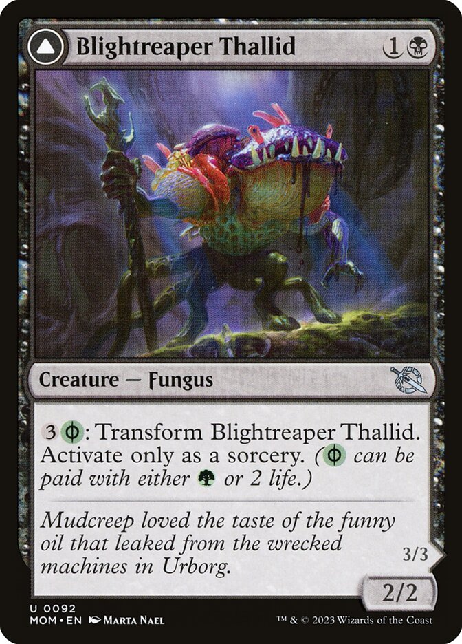Blightreaper Thallid // Blightsower Thallid [March of the Machine] (92)