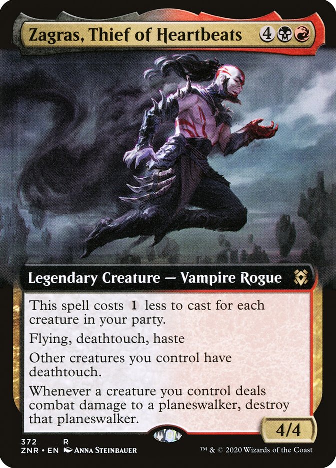 Zagras, Thief of Heartbeats [Zendikar Rising] (372)