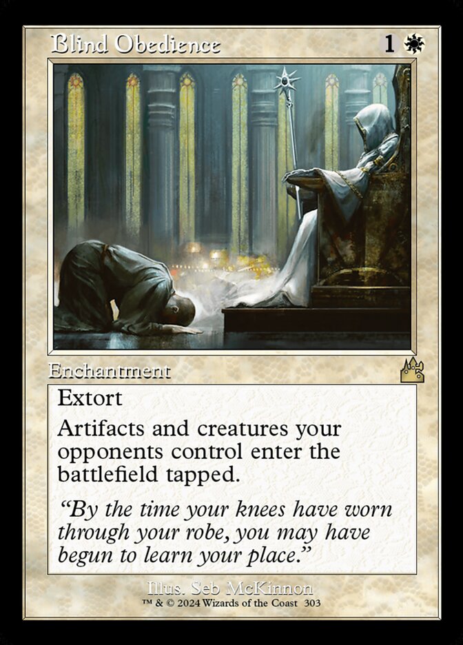 Blind Obedience [Ravnica Remastered] (303)