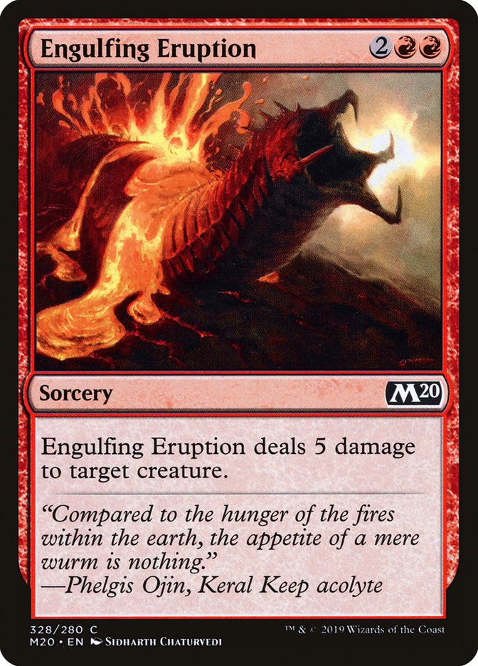 Engulfing Eruption [Core Set 2020] (328)