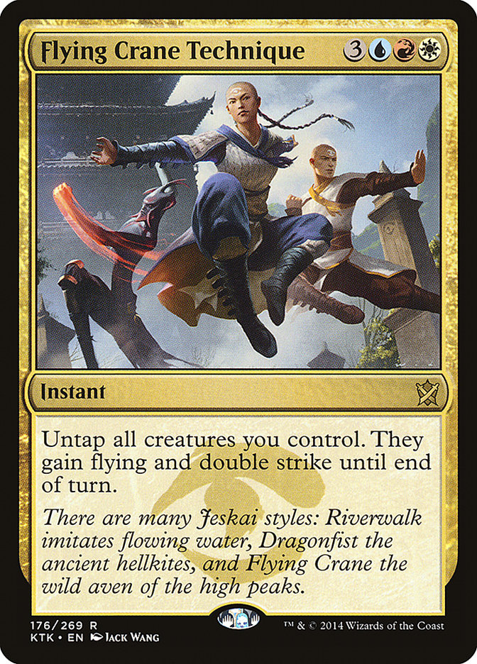 Flying Crane Technique [Khans of Tarkir] (176)