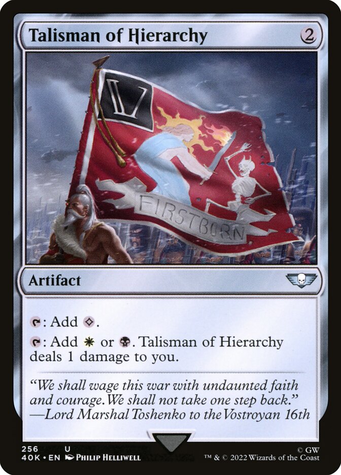 Talisman of Hierarchy [Warhammer 40,000 Commander] (256)